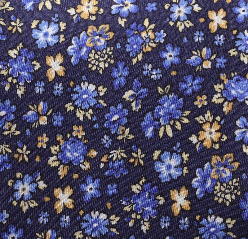Corbata Seda Flores Liberty
