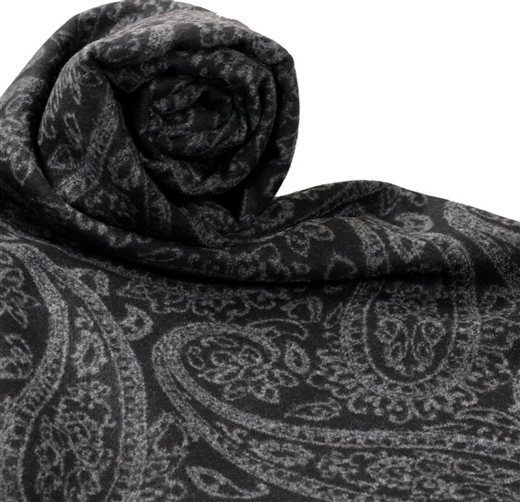 Écharpe Grise Marengo en Cachemire Gris
