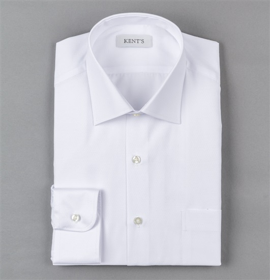 Chemise Blanche à Pois Kents