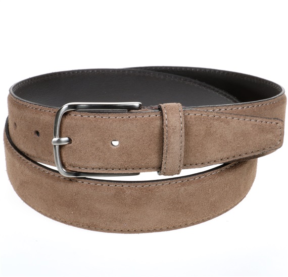 Ceinture en Daim Couleur Vison