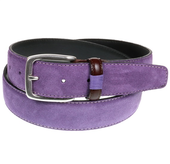 Ceinture en Daim Violet