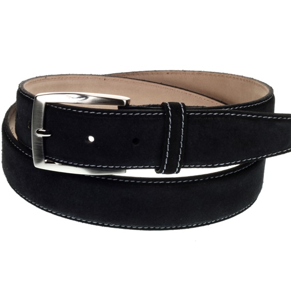 Ceinture en Daim Noir