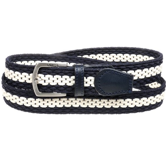 Ceinture Élastique Enfant Bleu Marine et Écru