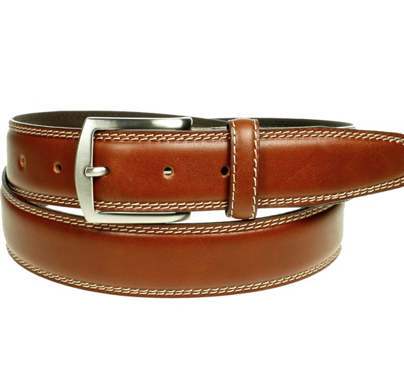 Cinturón Piel Marrón Camel