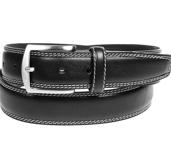 Ceinture en Cuir Noir