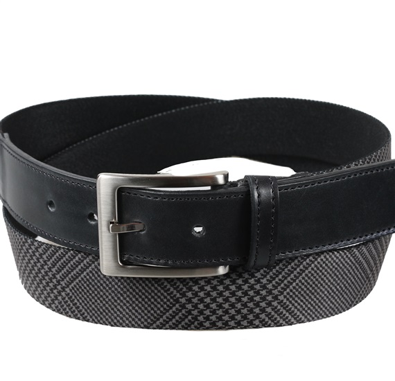 Ceinture Prince de Galles Noir et Gris