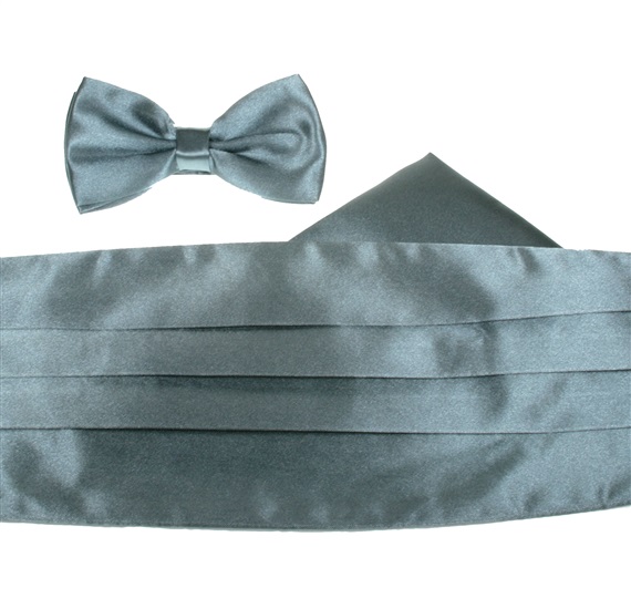 Ensemble Ceinture de Cérémonie Gris Foncé