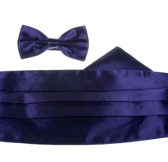 Ensemble Ceinture de Cérémonie Violet Foncé