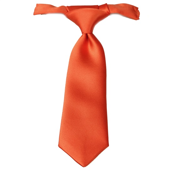 Cravate Bébé Orange