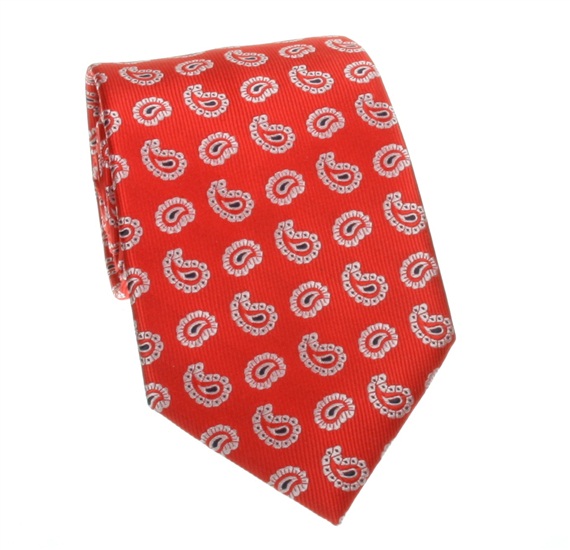 Cravate Cachemire Rouge