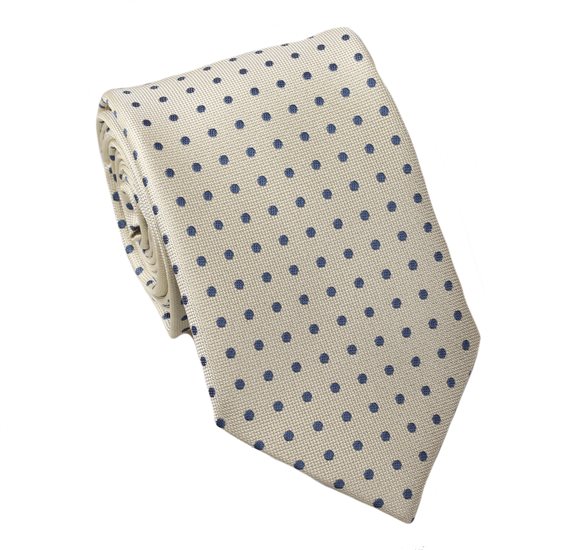 Cravate Jaune à Pois pour Homme