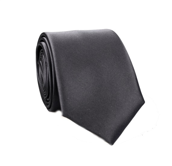 Cravate Gris Foncé Cadet