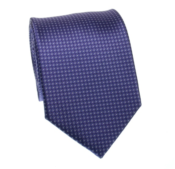 Cravate Design Géométrique Violet