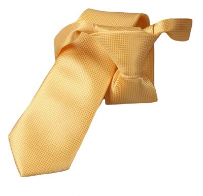 Cravate Enfant Jaune Brocart