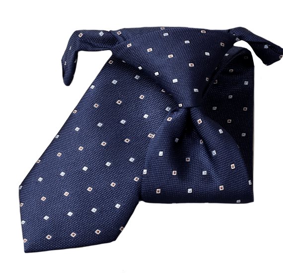 Cravate Enfant Bleue Carrés