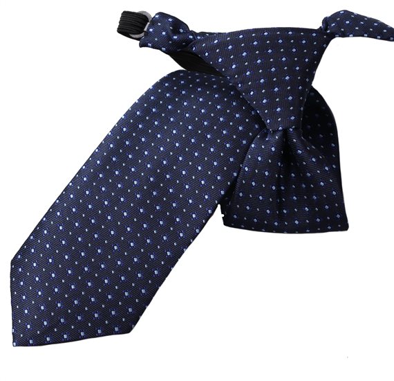 Cravate Enfant Bleue Carrés Célestes