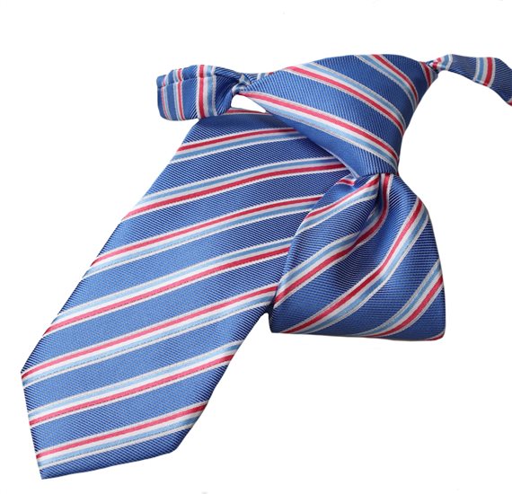 Corbata Niño Azul Francia Rayas