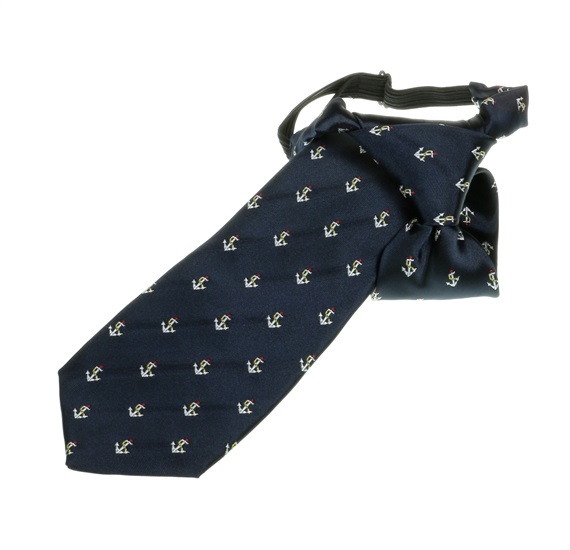 Cravate Enfant Bleu Marine Ancres