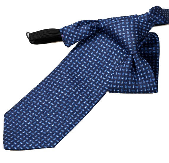Cravate Enfant Bleu Marine Cachemire