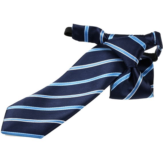 Cravate Enfant Bleu Marine Rayures