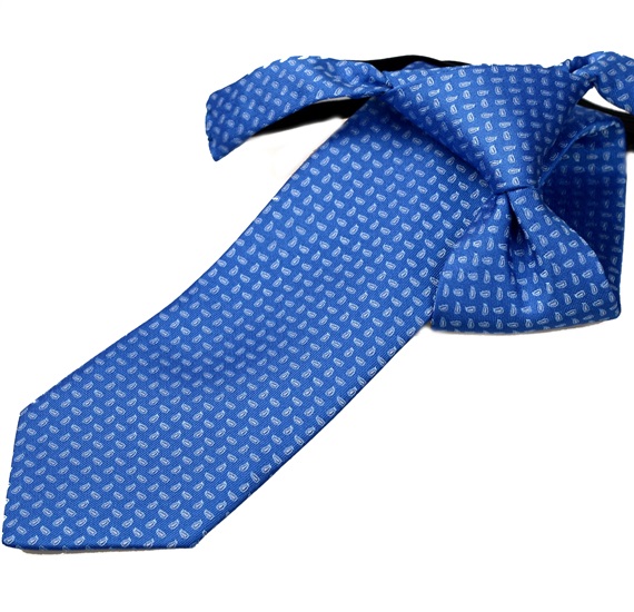 Cravate Enfant Bleu Ciel à Motif Cachemire