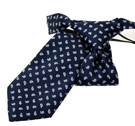 Cravate Enfant Cachemire Bleu Marine