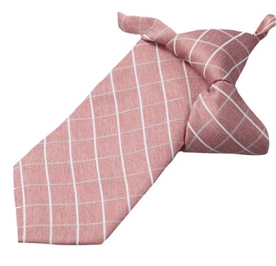 Cravate Enfant Carreaux Roses