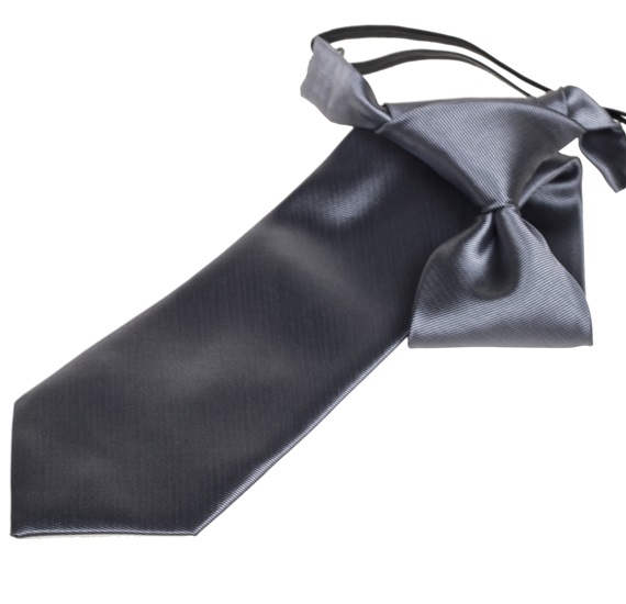 Cravate Enfant Gris Foncé