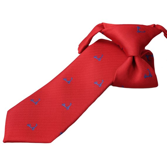 Cravate Enfant Trottinettes Rouge