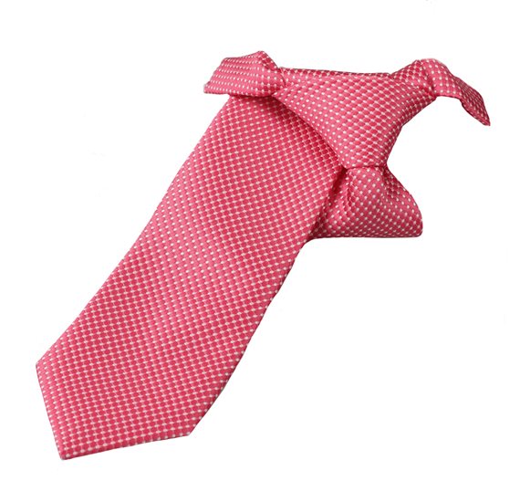 Cravate Enfant Rose à Pois