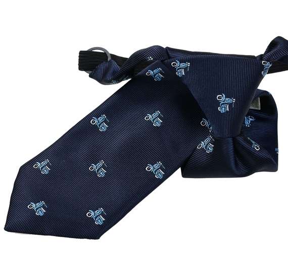 Cravate Enfant Vespas Bleu Marine