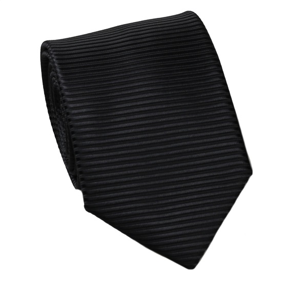 Cravate Ottoman Noire
