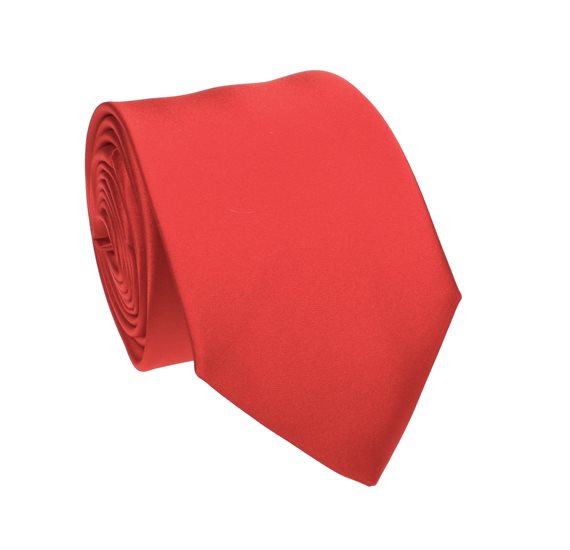 Cravate et Mouchoir Rouge