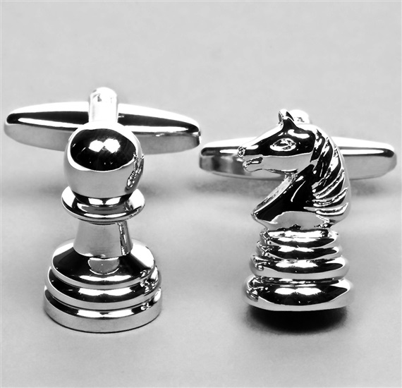 Boutons de Manchette Échecs
