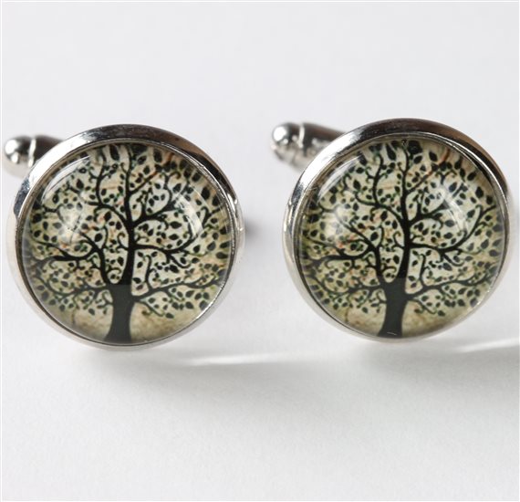 Boutons de Manchette Arbre de Vie