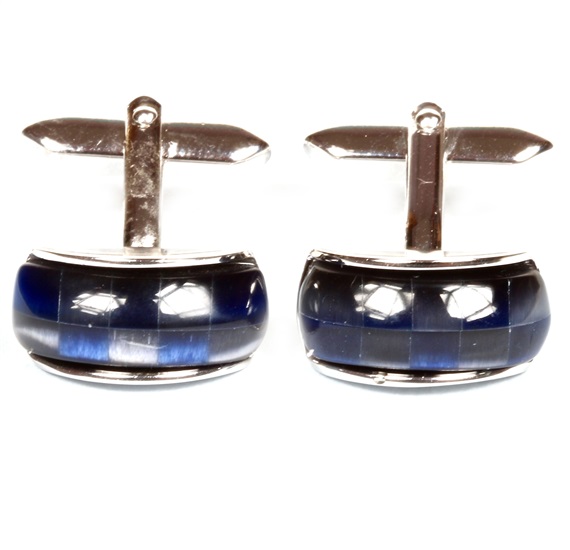 Boutons de Manchette Bleu