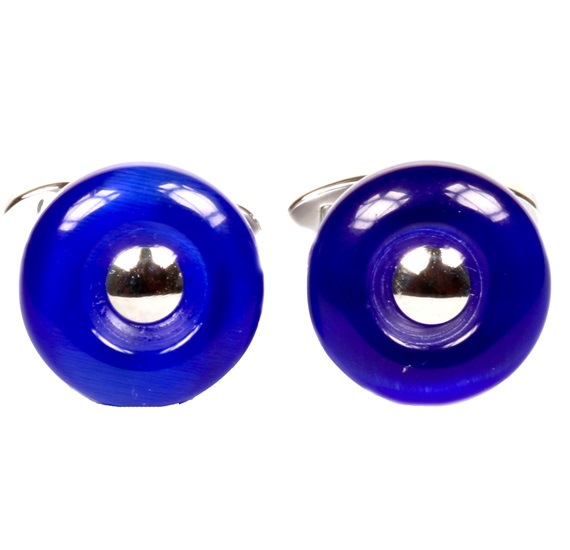 Boutons de Manchette Bleu Ciel