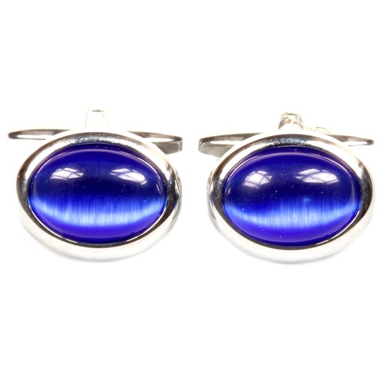 Boutons de Manchette Bleu Marine