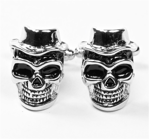 Boutons de Manchette Tête de mort