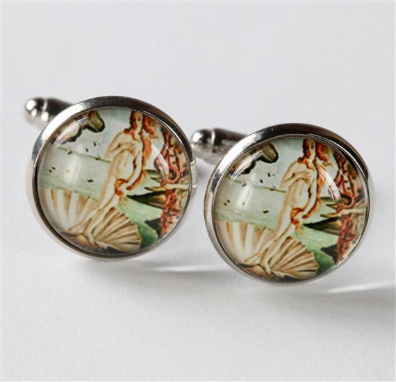 Boutons de Manchette "Naissance de Vénus"