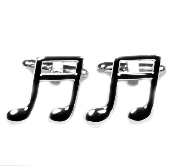 Boutons de Manchette Note Musicale