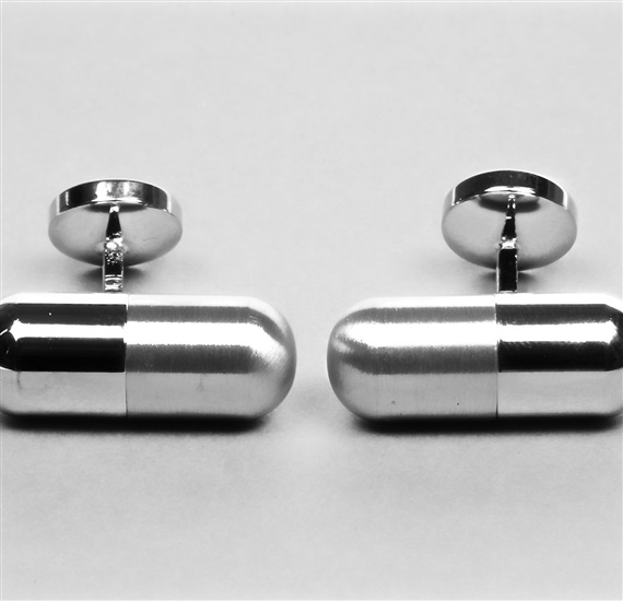Boutons de Manchette Pilulier