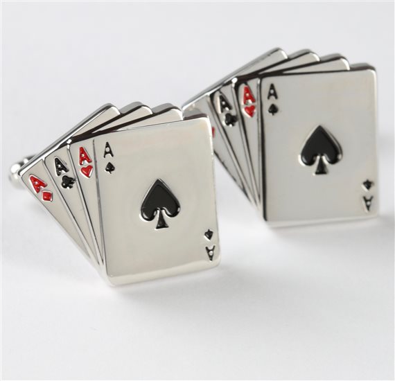 Boutons de Manchette Póker