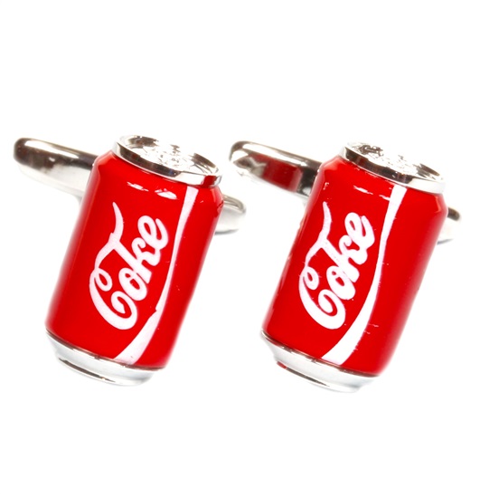 Boutons de Manchette Rouge Rafraîchissement