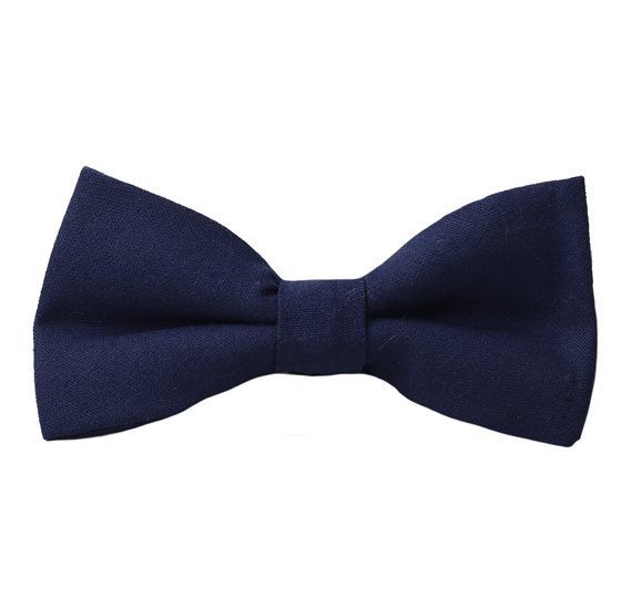 Noeud Papillon en Coton Bleu Marine