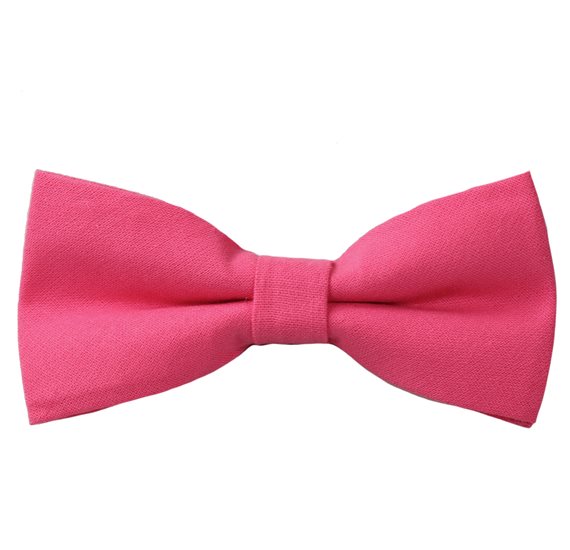 Noeud Papillon en Coton Rose Fuchsia