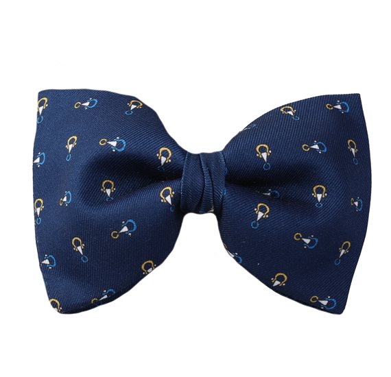 Noeud Papillon Bleu Étriers