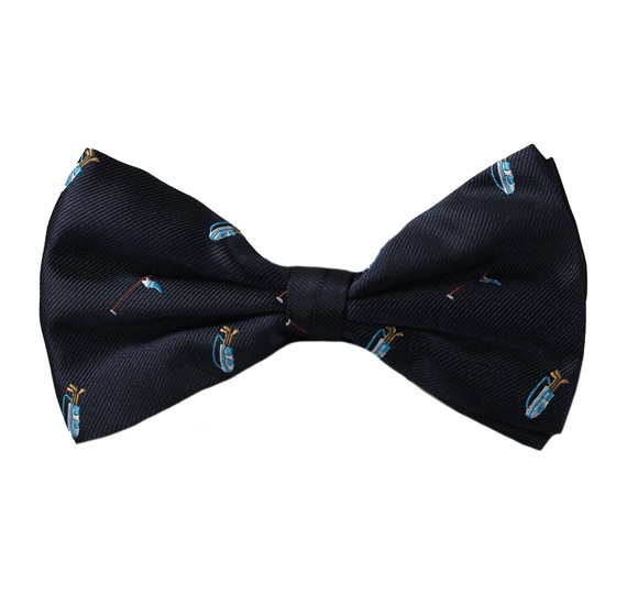 Papillon Bleu Marine Pochette Golf