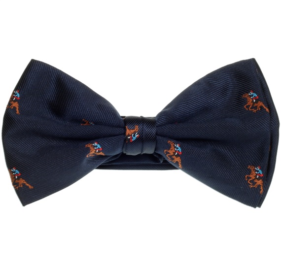 Noeud Papillon Bleu Marine Jockey