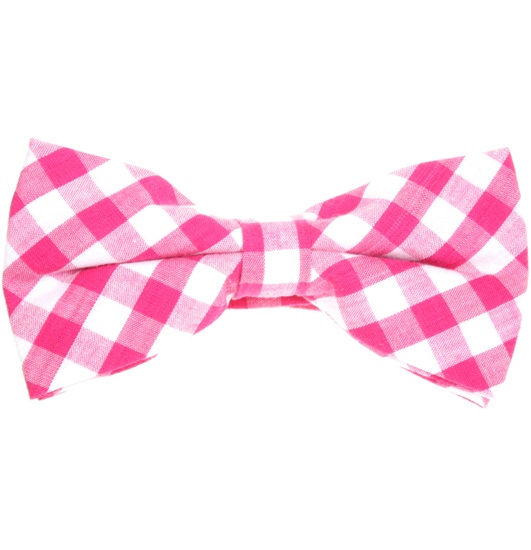 Noeud Papillon Vichy Fuchsia